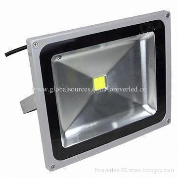 High quality 100W LED floodlight, sized L290mm*W360mm, 85-256V AC voltage, meanwell power